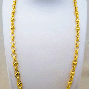 High polish 22K Pure Gold Chain for Men
