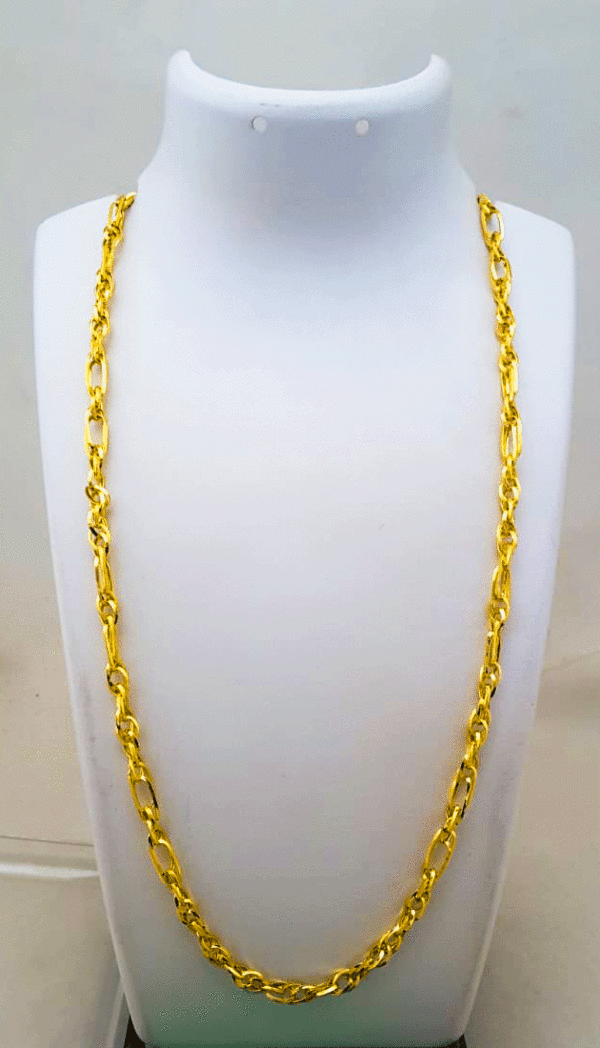 Elegant design 22K Pure Gold Chain for Men