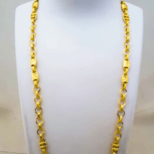 Authentic 22K Pure Gold Chain for Men
