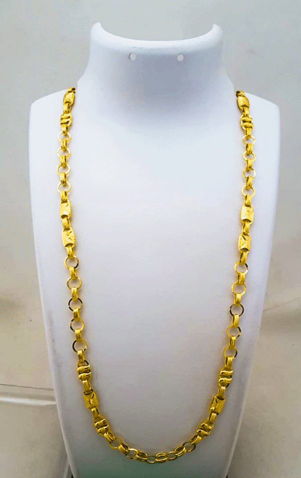Authentic 22K Pure Gold Chain for Men