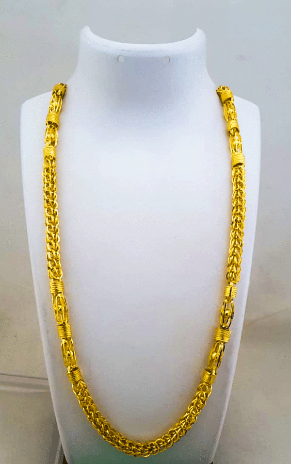 Handcrafted 22K Pure Gold Chain for Men