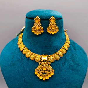 Exquisite 22K Gold Bridal Jewelry Set