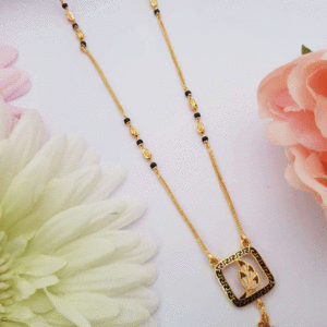 Classic Black Beads 22K Pure Gold Mangalsutra