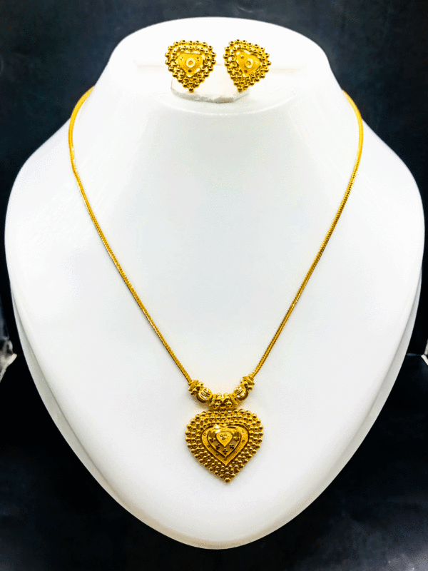Elegant 22K Gold Plated Traditional Kanti Set For Women's