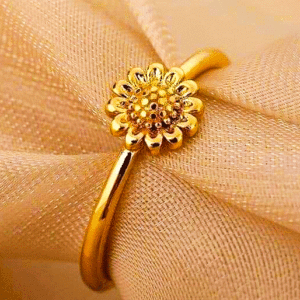 Elegant 22K Pure Gold Ring for Women