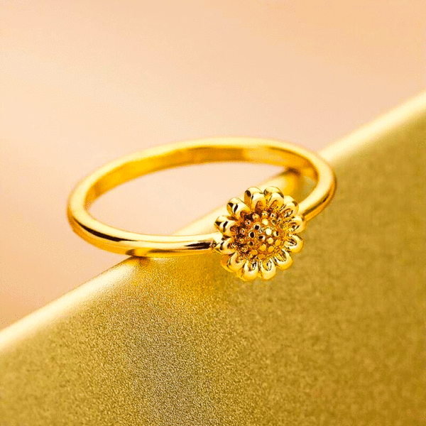 22K Designer Gold Ring For Women's