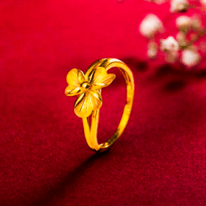 High-Quality 22K Pure Gold Ring For Women's