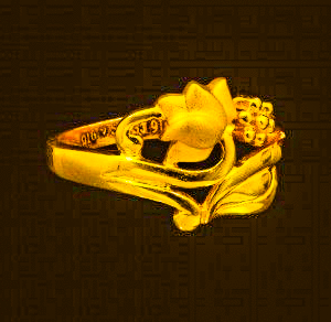 Luxurious 22K Gold Ring for Women's