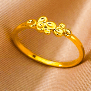 Desiger 22K Pure Gold Ring For Women's