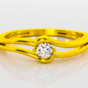 Daily Wear 22K Pure Gold Ring For Women's