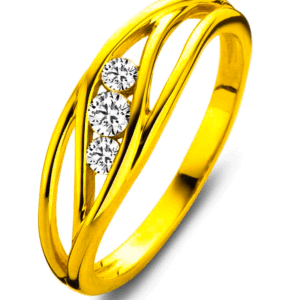 Modern 22K Pure Gold Ring For Women's