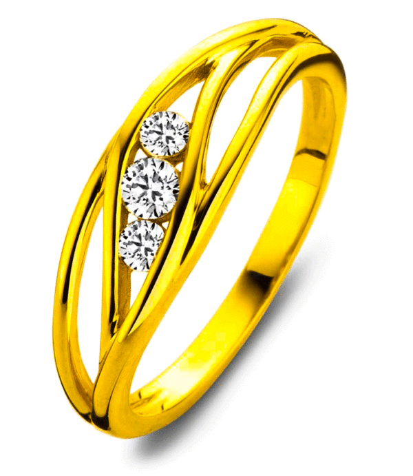 Modern 22K Pure Gold Ring For Women's