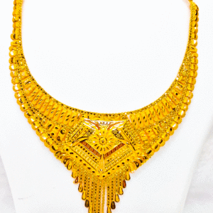Traditional 22K Pure Gold Necklace (Haar Set)