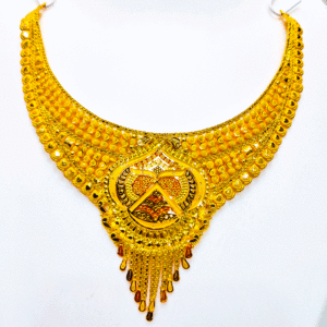22K Pure Gold Necklace (Haar Set)