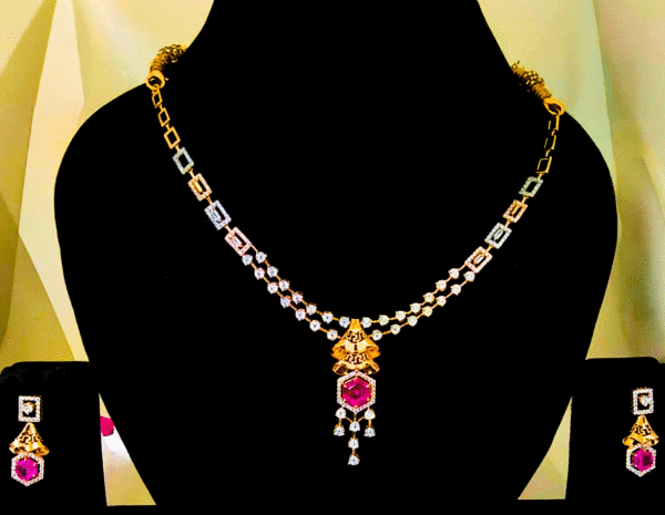 Stunning 22K Gold Necklace For Women's