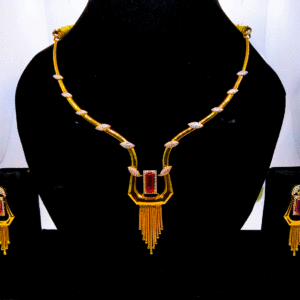 Graceful 22K Gold Necklace For Women's