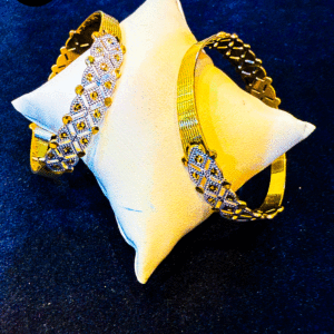 Modern Design 22K Pure Gold Bangles for Women's