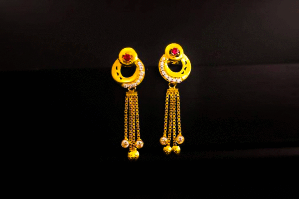 Elegant 22K gold Earring For Women's