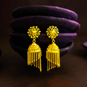 22Karat Pure Gold Jumkis For Women's