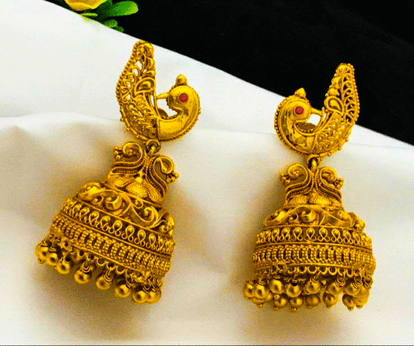 Elegant 22K Gold Earring (Jumkis) For Men's