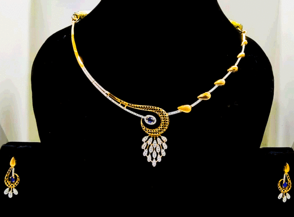 18k Rose Gold Necklace For Women's
