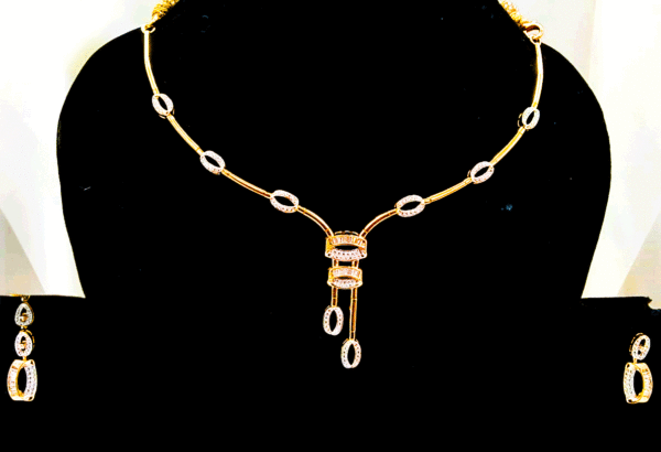 Finish 18k Rose Gold Necklace For Women's
