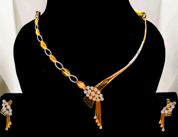 18k Rose Gold Necklace For Women's