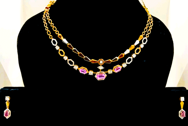 18k Rose Gold Necklace For Women's